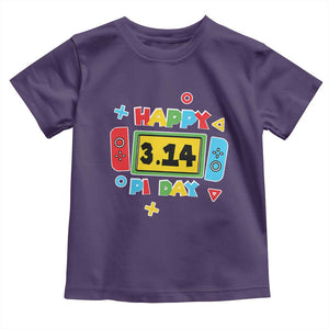 Funny Pi Day Toddler T Shirt Video Game Gamer Math Kids Boys Men TS09 Purple Print Your Wear