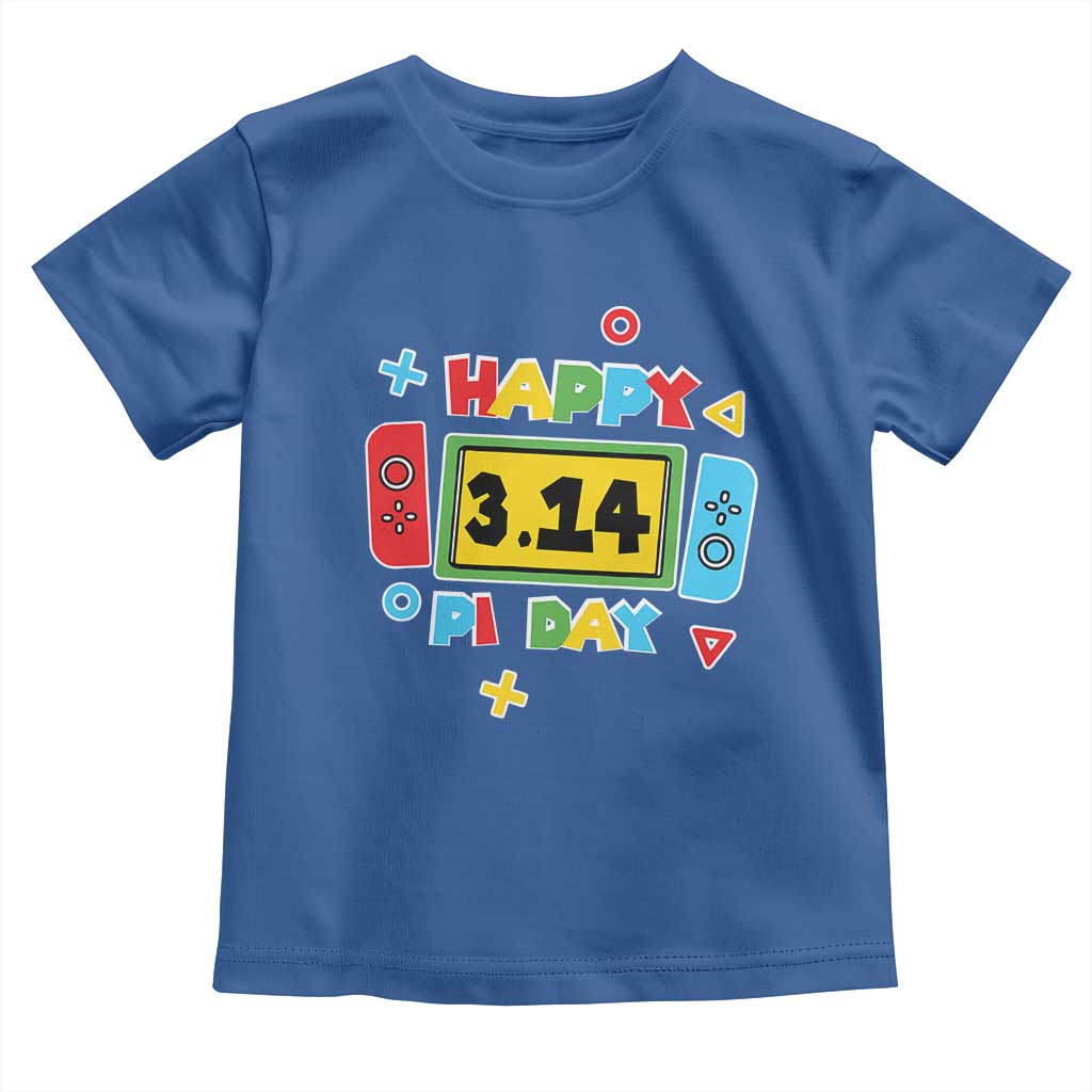 Funny Pi Day Toddler T Shirt Video Game Gamer Math Kids Boys Men TS09 Royal Blue Print Your Wear