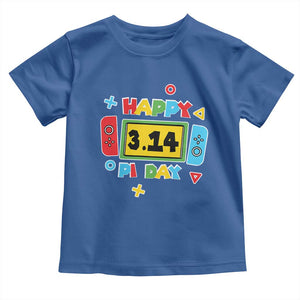 Funny Pi Day Toddler T Shirt Video Game Gamer Math Kids Boys Men TS09 Royal Blue Print Your Wear