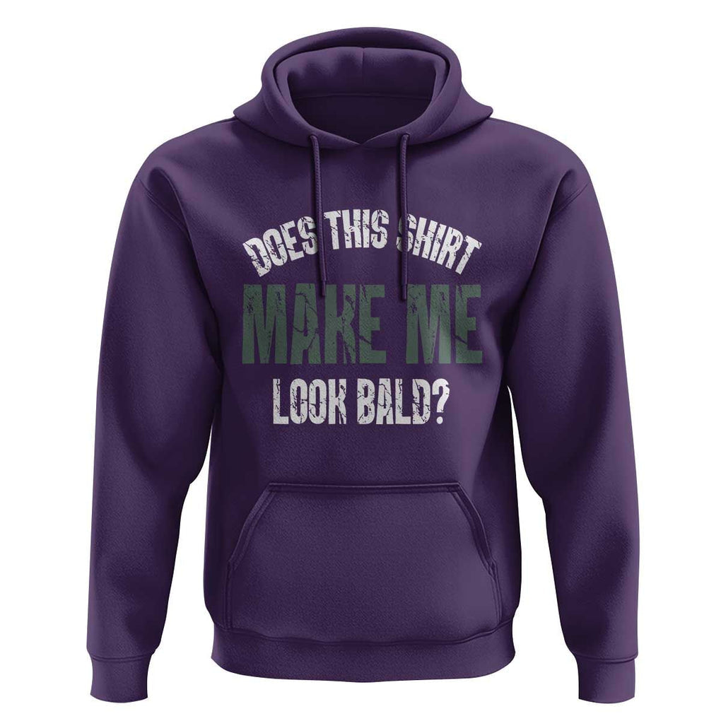 Funny Does This Shirt Make Me Look Bald Hoodie TS09 Purple Print Your Wear