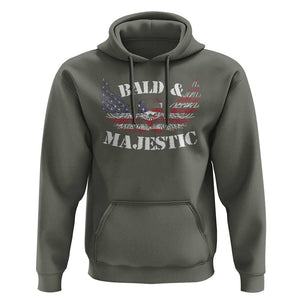 American Eagle Bald And Majestic Hoodie TS09 Military Green Print Your Wear