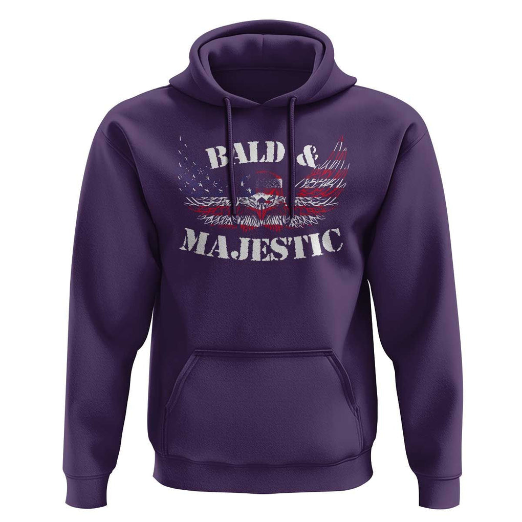 American Eagle Bald And Majestic Hoodie TS09 Purple Print Your Wear