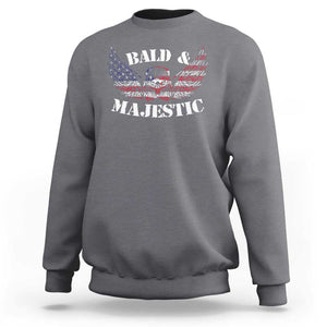 American Eagle Bald And Majestic Sweatshirt TS09 Charcoal Print Your Wear