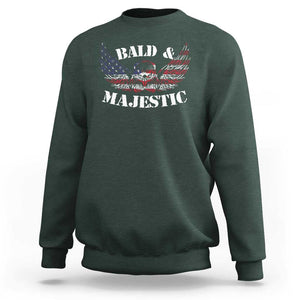 American Eagle Bald And Majestic Sweatshirt TS09 Dark Forest Green Print Your Wear