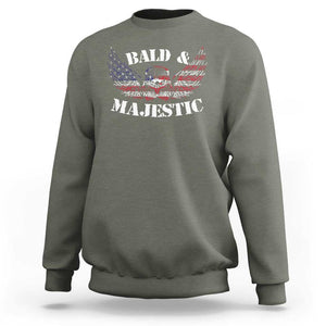 American Eagle Bald And Majestic Sweatshirt TS09 Military Green Print Your Wear
