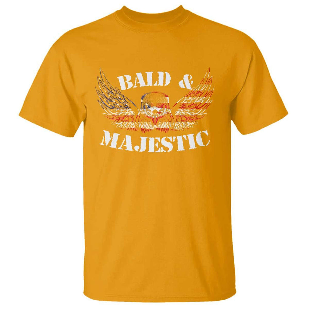 American Eagle Bald And Majestic T Shirt TS09 Gold Print Your Wear