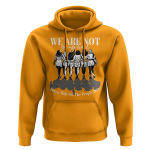 Harris Walz 2024 Hoodie We're Not Going Back Kamala 47th President TS09 Gold Print Your Wear