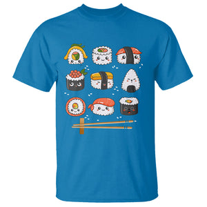 Kawaii Sushi Set Japanese Food Lover Anime Manga Rice T Shirt TS09 Printyourwear