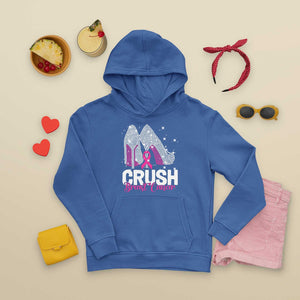 Crush Breast Cancer Awareness Hoodie Bling High Heels Pink Ribbon TS09 Royal Blue Print Your Wear