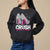 Crush Breast Cancer Awareness Sweatshirt Bling High Heels Pink Ribbon TS09 Black Print Your Wear