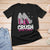 Crush Breast Cancer Awareness T Shirt For Women Bling High Heels Pink Ribbon TS09 Black Print Your Wear