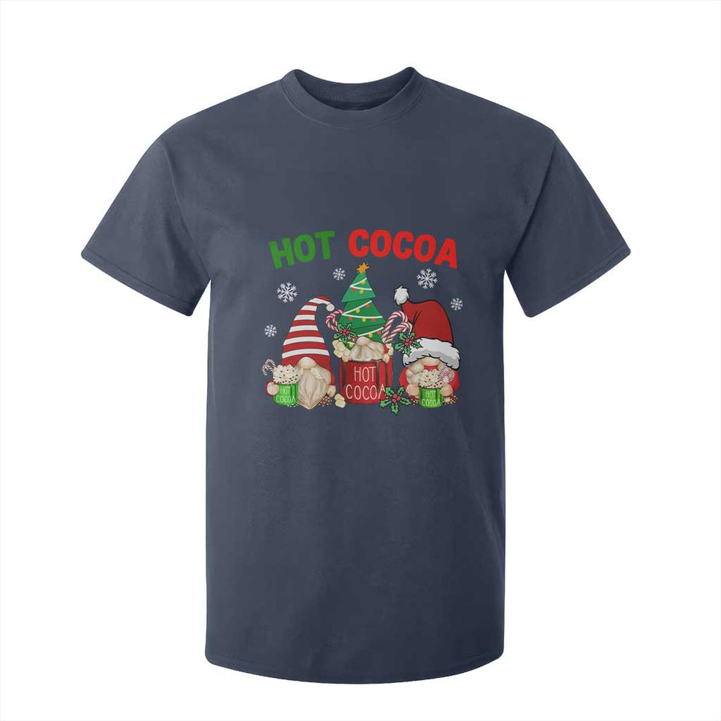Hot Cocoa Gnomes Drink Hot Chocolate Watch Christmas Movies T Shirt For Kid TS09 Navy Print Your Wear