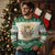 Retro Xmas Ugly Christmas Sweater Respect The Beard Cool Santa Vintage TS09 Green Print Your Wear