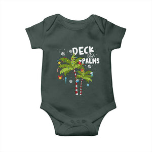 Christmas In Hawaii Baby Onesie Deck the Palms Xmas Tree TS09 Print Your Wear
