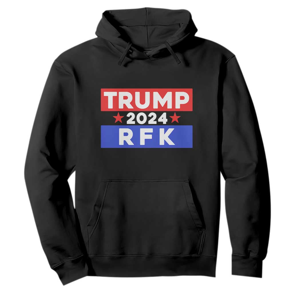 Trump RFK 2024 Hoodie Kennedy Trump Won US President 2024 TS09 Black Print Your Wear
