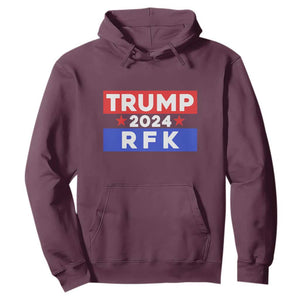 Trump RFK 2024 Hoodie Kennedy Trump Won US President 2024 TS09 Maroon Print Your Wear