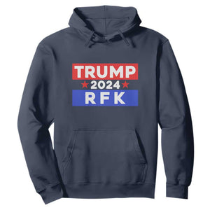 Trump RFK 2024 Hoodie Kennedy Trump Won US President 2024 TS09 Navy Print Your Wear