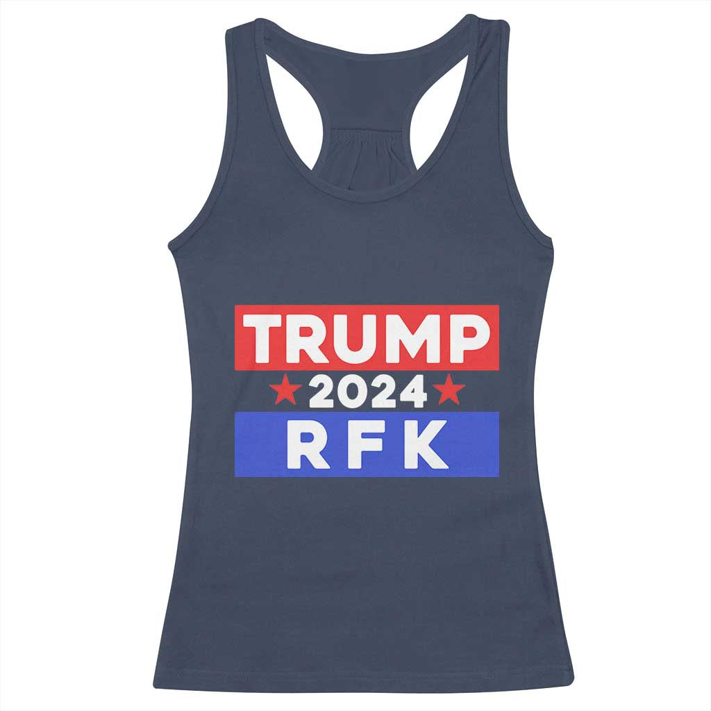 Trump RFK 2024 Racerback Tank Top Kennedy Trump Won US President 2024 TS09 Navy Print Your Wear