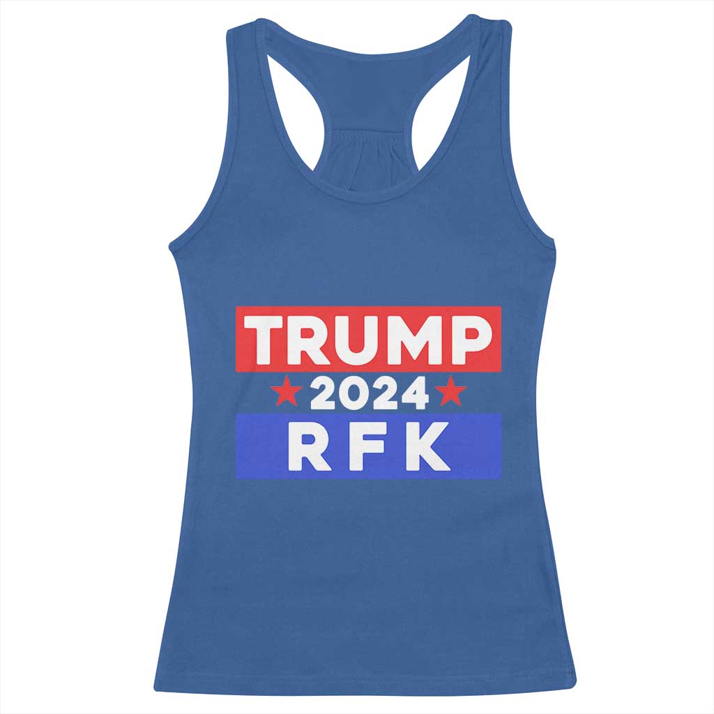 Trump RFK 2024 Racerback Tank Top Kennedy Trump Won US President 2024 TS09 Royal Blue Print Your Wear