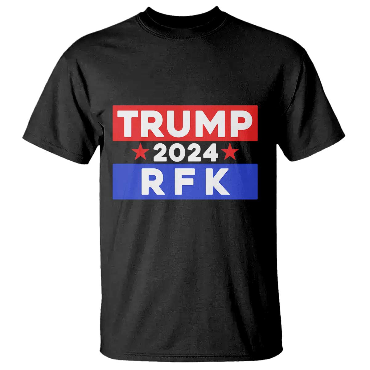 Trump RFK 2024 T Shirt Kennedy Trump Won US President 2024 TS09 Black Print Your Wear