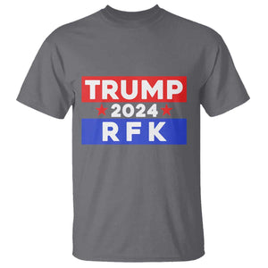 Trump RFK 2024 T Shirt Kennedy Trump Won US President 2024 TS09 Charcoal Print Your Wear