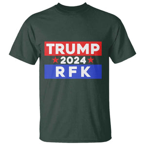 Trump RFK 2024 T Shirt Kennedy Trump Won US President 2024 TS09 Dark Forest Green Print Your Wear