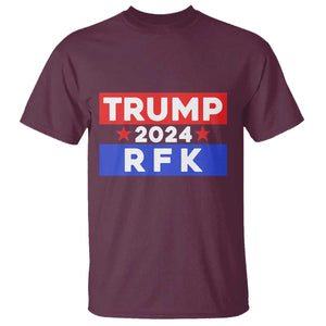 Trump RFK 2024 T Shirt Kennedy Trump Won US President 2024 TS09 Maroon Print Your Wear