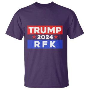 Trump RFK 2024 T Shirt Kennedy Trump Won US President 2024 TS09 Purple Print Your Wear
