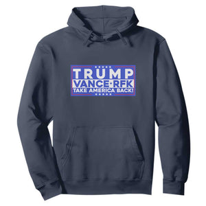 Trump Vance RFK 2024 Hoodie Trump Won Kennedy Take America Back TS09 Navy Print Your Wear
