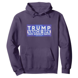 Trump Vance RFK 2024 Hoodie Trump Won Kennedy Take America Back TS09 Purple Print Your Wear