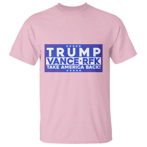 Trump Vance RFK 2024 T Shirt Trump Won Kennedy Take America Back TS09 Light Pink Print Your Wear