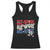 Trump US President He Won 2024 Groovy Retro Racerback Tank Top TS09 Black Print Your Wear