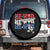 Trump US President He Won 2024 Groovy Retro Spare Tire Cover TS09 No hole Black Print Your Wear