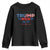 Trump Won 2024 Youth Sweatshirt 45 47 President American Flag Patriotic TS09 Black Print Your Wear