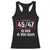 Trump Won 2024 Racerback Tank Top 45 47 He Won He Won Again TS09 Black Print Your Wear
