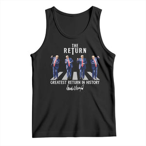 Trump Won 2024 Tank Top The Return Trump Funny Dancing TS09 Black Print Your Wear