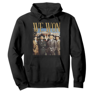 Trump Won 2024 Hoodie We Won Trump Team Cowboy TS09 Black Print Your Wear