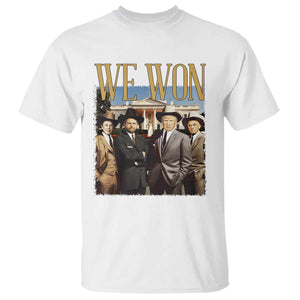 Trump Won 2024 T Shirt We Won Trump Team Cowboy TS09 White Print Your Wear