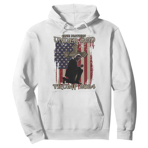 Trump Won 2024 Hoodie One Nation Under God TS09 White Print Your Wear