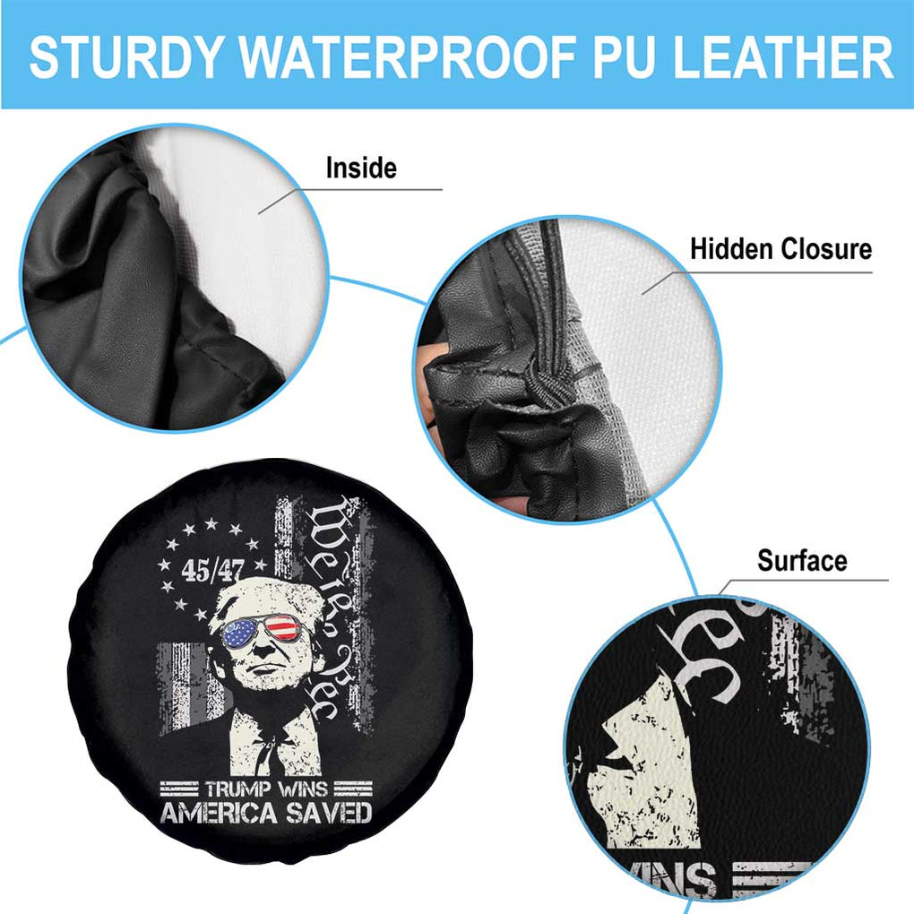 Trump Wins America Saved Spare Tire Cover TS09 Print Your Wear