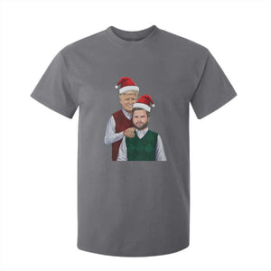 Funny Christmas Trump Vance 2024 T Shirt For Kid Brothers Parody Bros TS09 Charcoal Print Your Wear