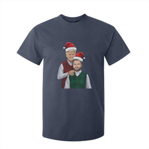 Funny Christmas Trump Vance 2024 T Shirt For Kid Brothers Parody Bros TS09 Navy Print Your Wear