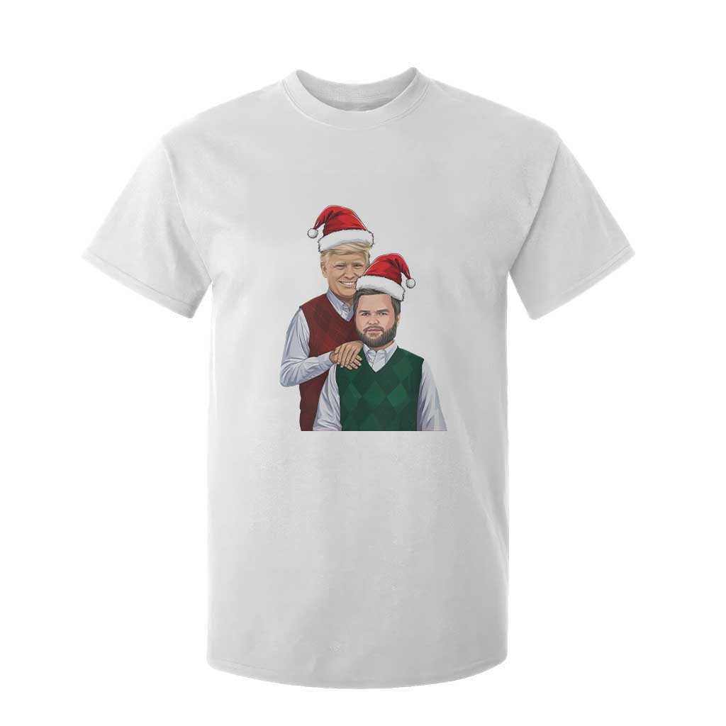 Funny Christmas Trump Vance 2024 T Shirt For Kid Brothers Parody Bros TS09 White Print Your Wear