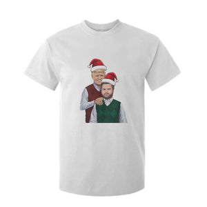 Funny Christmas Trump Vance 2024 T Shirt For Kid Brothers Parody Bros TS09 White Print Your Wear