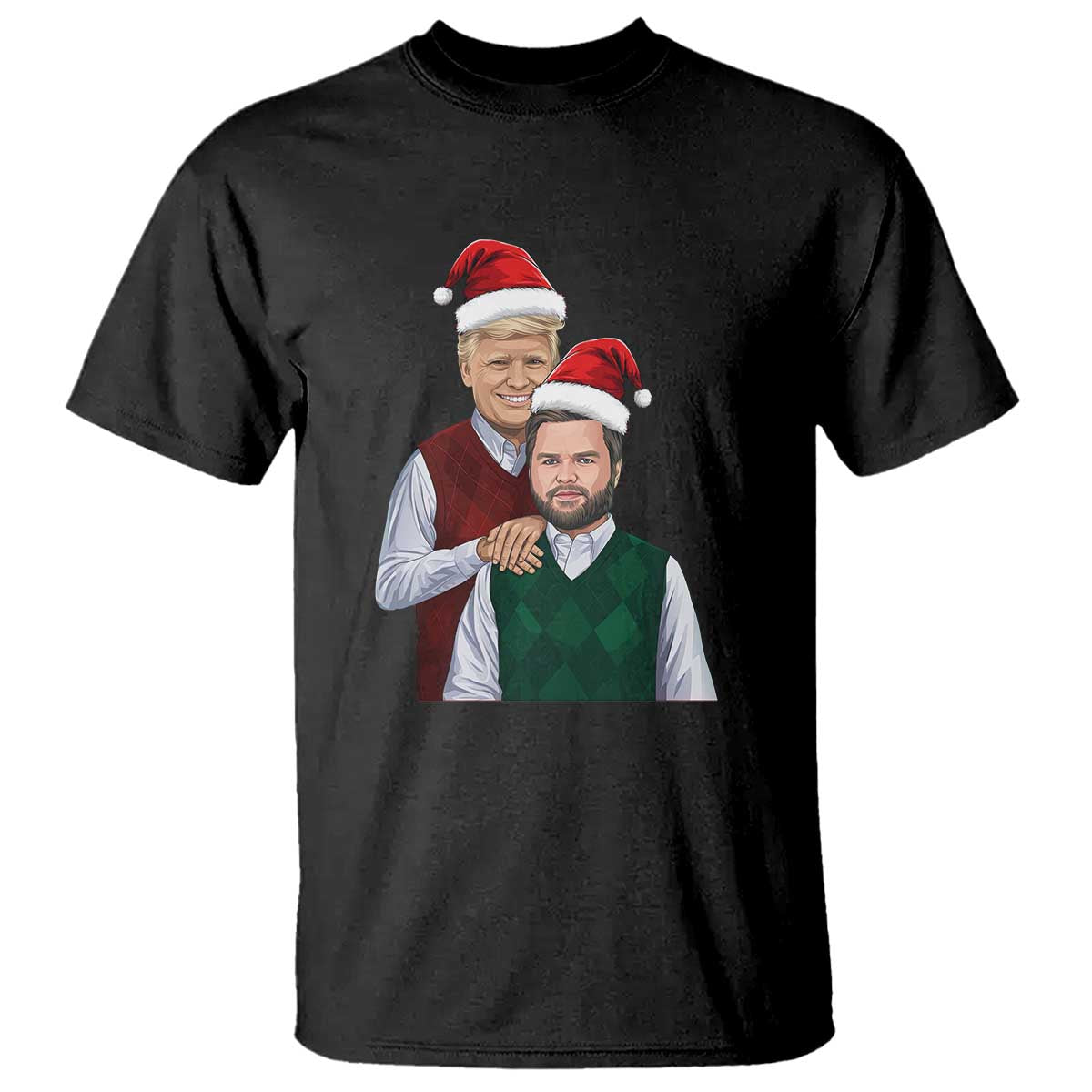 Funny Christmas Trump Vance 2024 T Shirt Brothers Parody Bros TS09 Black Print Your Wear