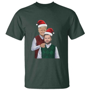 Funny Christmas Trump Vance 2024 T Shirt Brothers Parody Bros TS09 Dark Forest Green Print Your Wear