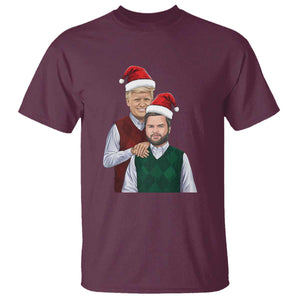 Funny Christmas Trump Vance 2024 T Shirt Brothers Parody Bros TS09 Maroon Print Your Wear