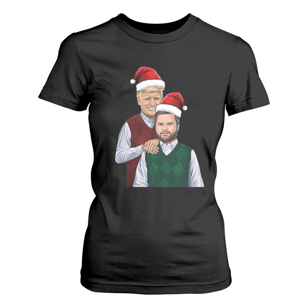 Funny Christmas Trump Vance 2024 T Shirt For Women Brothers Parody Bros TS09 Black Print Your Wear