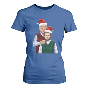 Funny Christmas Trump Vance 2024 T Shirt For Women Brothers Parody Bros TS09 Royal Blue Print Your Wear