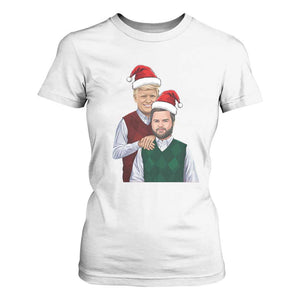Funny Christmas Trump Vance 2024 T Shirt For Women Brothers Parody Bros TS09 White Print Your Wear